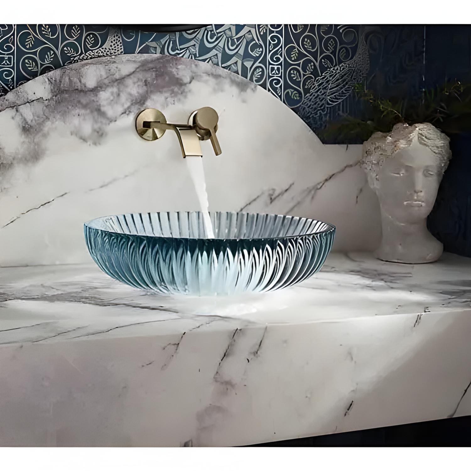 KOHLER Salute Glass Vessel Basin (381mm)