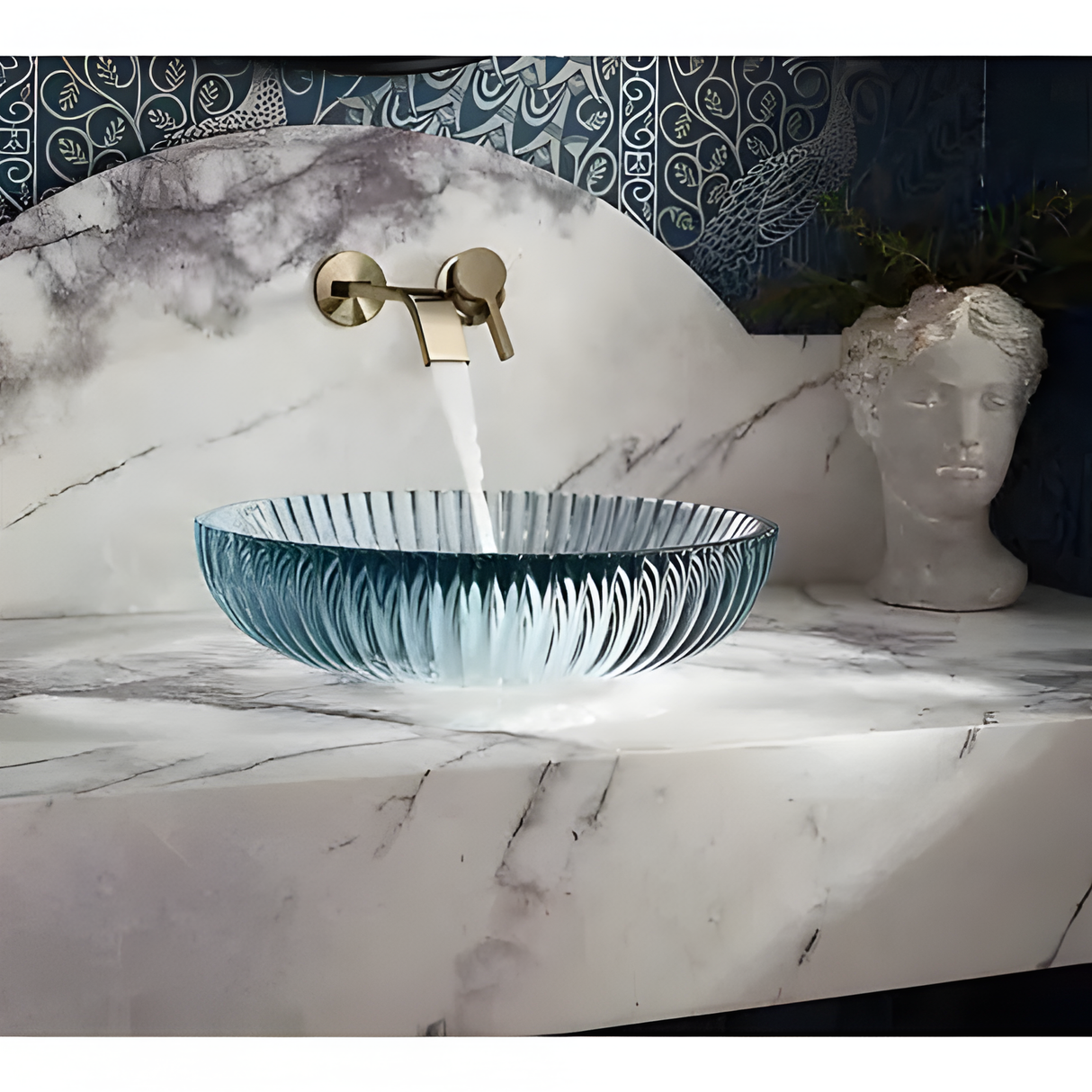 KOHLER Salute Glass Vessel Basin (381mm)