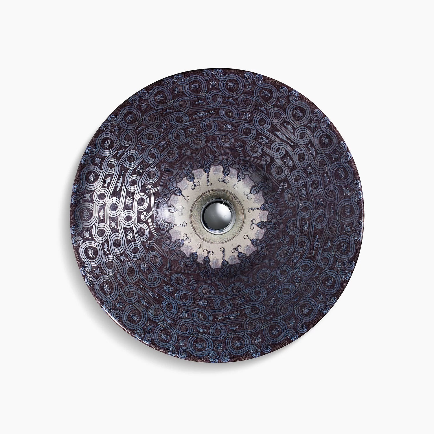 KOHLER Serpentine Bronze™ Conical Bell® Vessels Above Counter Basin Round (413mm)