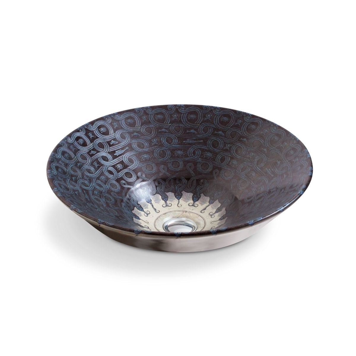 KOHLER Serpentine Bronze™ Conical Bell® Vessels Above Counter Basin Round (413mm)