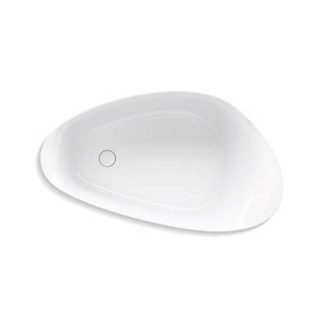 KOHLER Veil Lithocast Free Standing Bathtub Gloss White (1649mm)