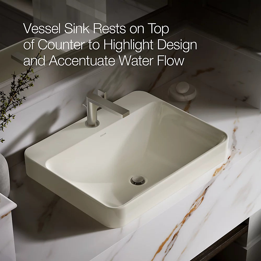 KOHLER Vox Rectangular Vessel Basin 