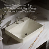 KOHLER Vox Rectangular Vessel Basin 