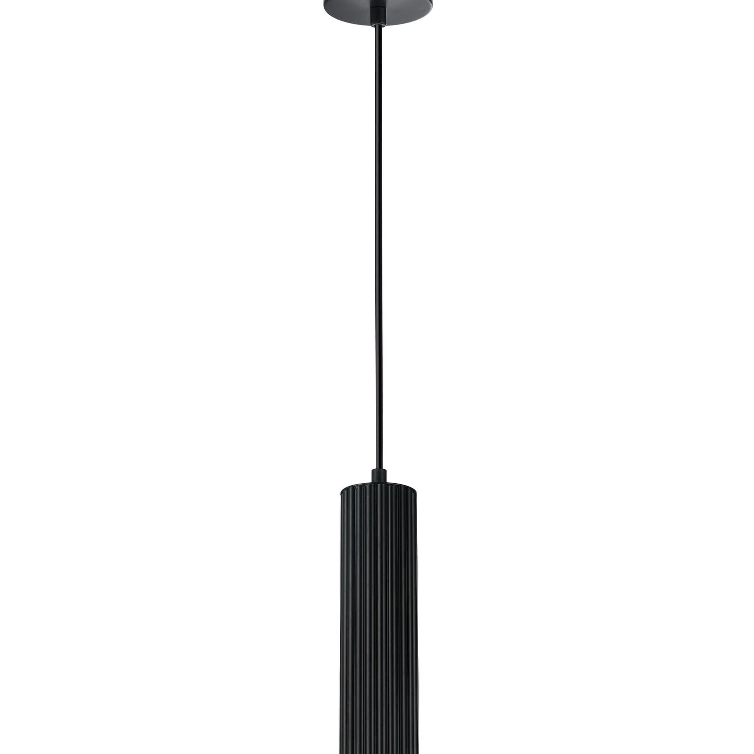 KOLONNE: Interior GU10 Ribbed Cylinder Pendant Lights