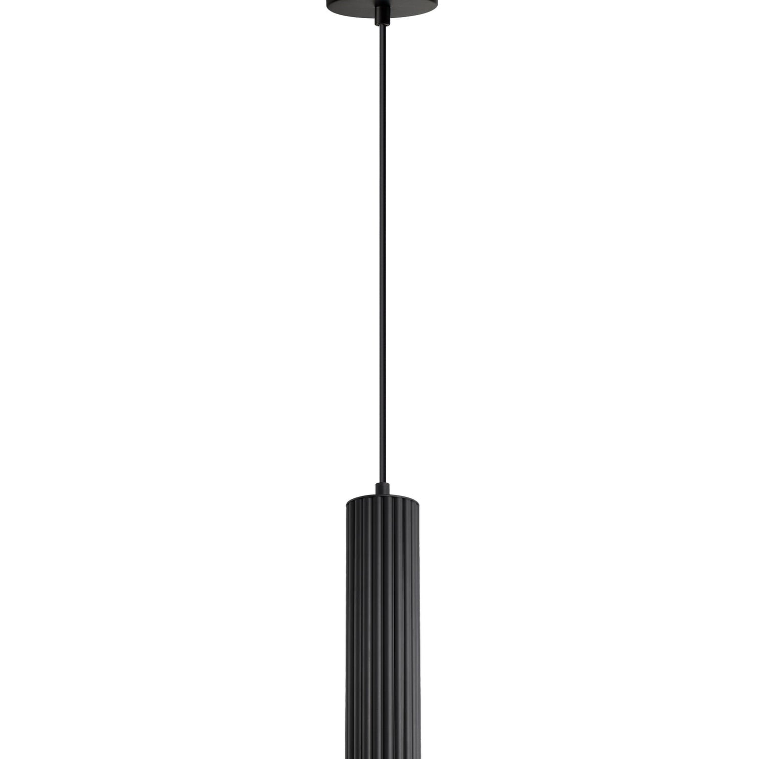 KOLONNE: Interior GU10 Ribbed Cylinder Pendant Lights