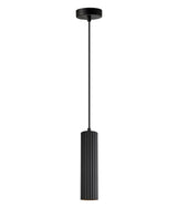 KOLONNE: Interior GU10 Ribbed Cylinder Pendant Lights