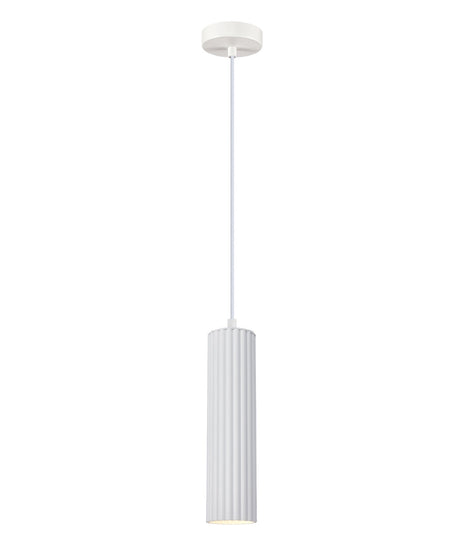 KOLONNE: Interior GU10 Ribbed Cylinder Pendant Lights