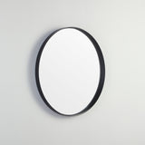 Poseidon Round Framed Mirror 600/700/800mm - Matte Black