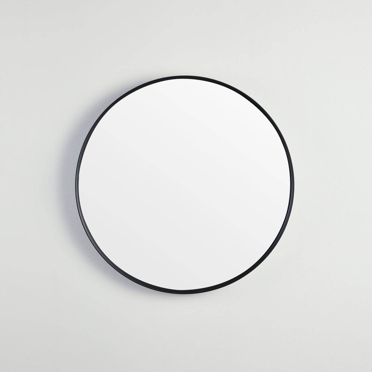 Poseidon Round Framed Mirror 600/700/800mm - Matte Black