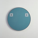 Poseidon Round Framed Mirror 600/700/800mm - Matte Black