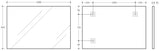 Poseidon Rectangle Framed Mirror 600/750/900/1200mm - Matte Black