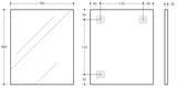 Poseidon Rectangle Framed Mirror 600/750/900/1200mm - Matte Black