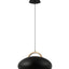 KUPOL: Interior LED Tri-CCT Dome with Brass Highlight Pendant Lights
