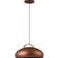KUPOL: Interior LED Tri-CCT Dome with Brass Highlight Pendant Lights