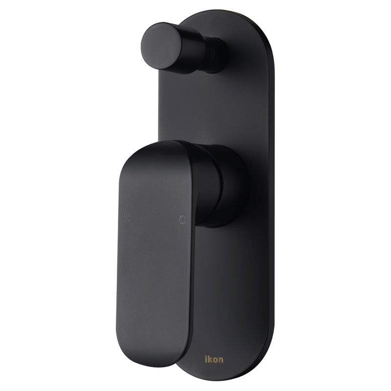 Kara Wall Mixer with Diverter Matte Black