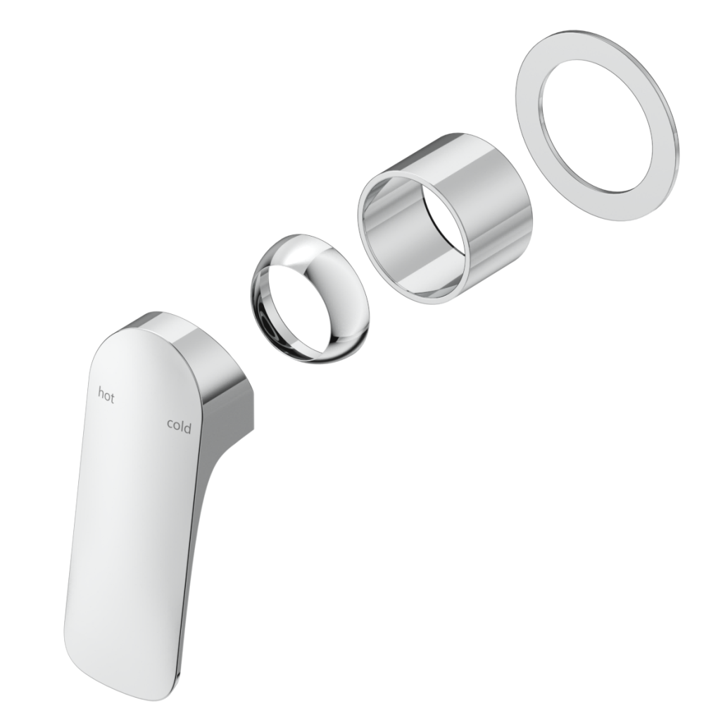 Kaza Shower Mixer – Round Plate – TRIM KIT ONLY