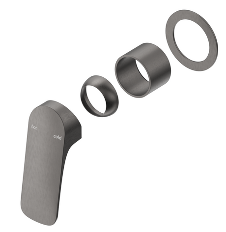 Kaza Shower Mixer – Round Plate – TRIM KIT ONLY