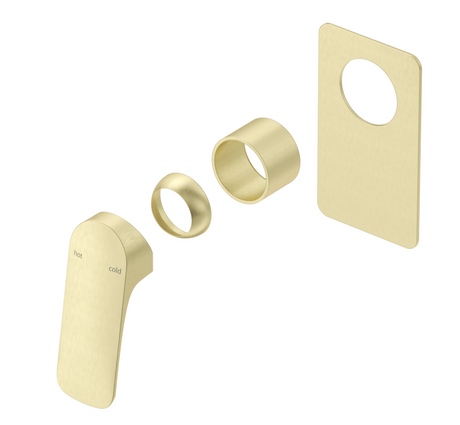 Kaza Shower Mixer – Square Plate – TRIM KIT ONLY