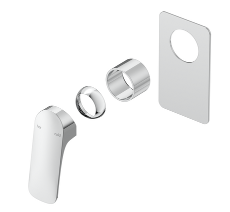 Kaza Shower Mixer – Square Plate – TRIM KIT ONLY