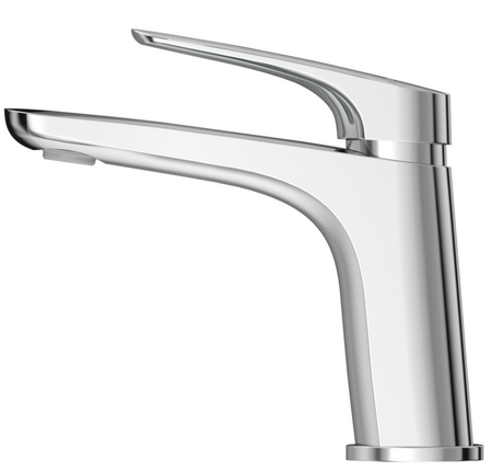 Kaza Straight Spout Basin Mixer