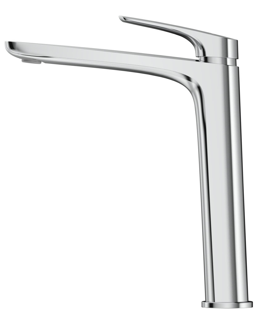 Kaza Straight Spout Tall Basin Mixer