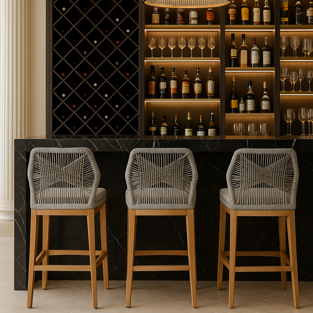 Keaton Largo Counter Stool – Grey