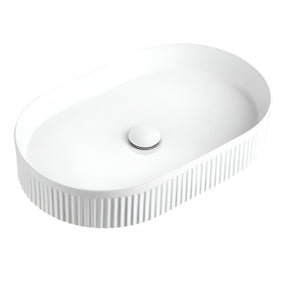 Kensington Basin Gloss White (Oval: 560x350x120mm)