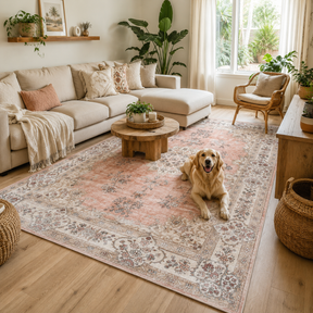 Kindred Coco Peach Washable Rug