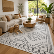 Kindred Leeroy White Washable Rug