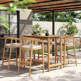 Kingscliff Teak Timber Bar Stool