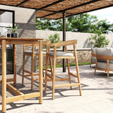 Kingscliff Teak Timber Bar Stool