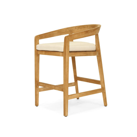 Kingscliff Teak Timber Counter Stool