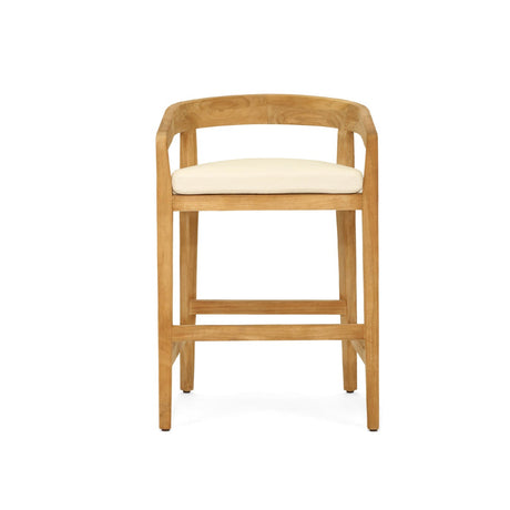 Kingscliff Teak Timber Counter Stool