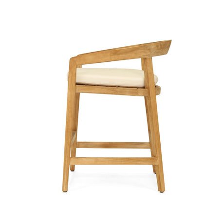 Kingscliff Teak Timber Counter Stool