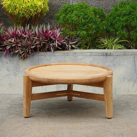 Kingston Outpost Round Coffee Table – Low – 0.6m