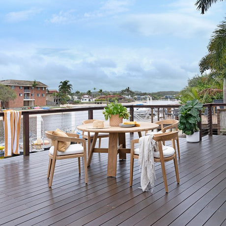 Kingston Outpost Teak Dining Chair - 0.73m