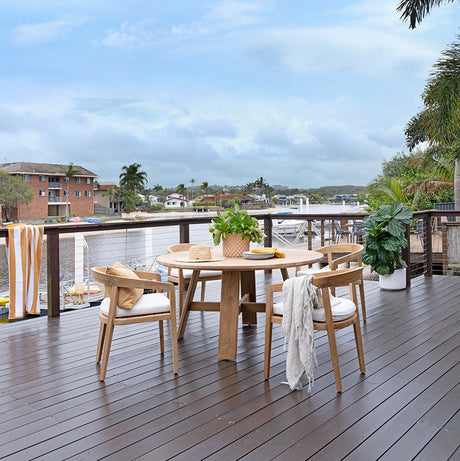 Kingston Outpost Teak Dining Chair - 0.73m