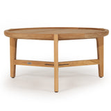 Kingston Outpost Teak Round Coffee Table - Natural - 0.8
