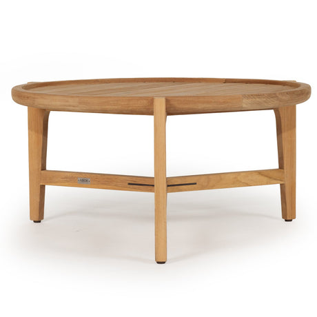 Kingston Outpost Teak Round Coffee Table - Natural - 0.8