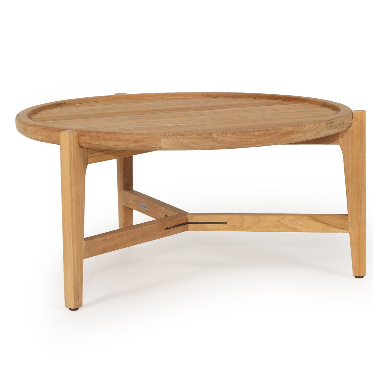 Kingston Outpost Teak Round Coffee Table - Natural - 0.8