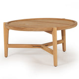 Kingston Outpost Teak Round Coffee Table - Natural - 0.8