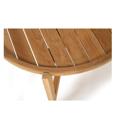 Kingston Outpost Teak Round Coffee Table - Natural - 0.8