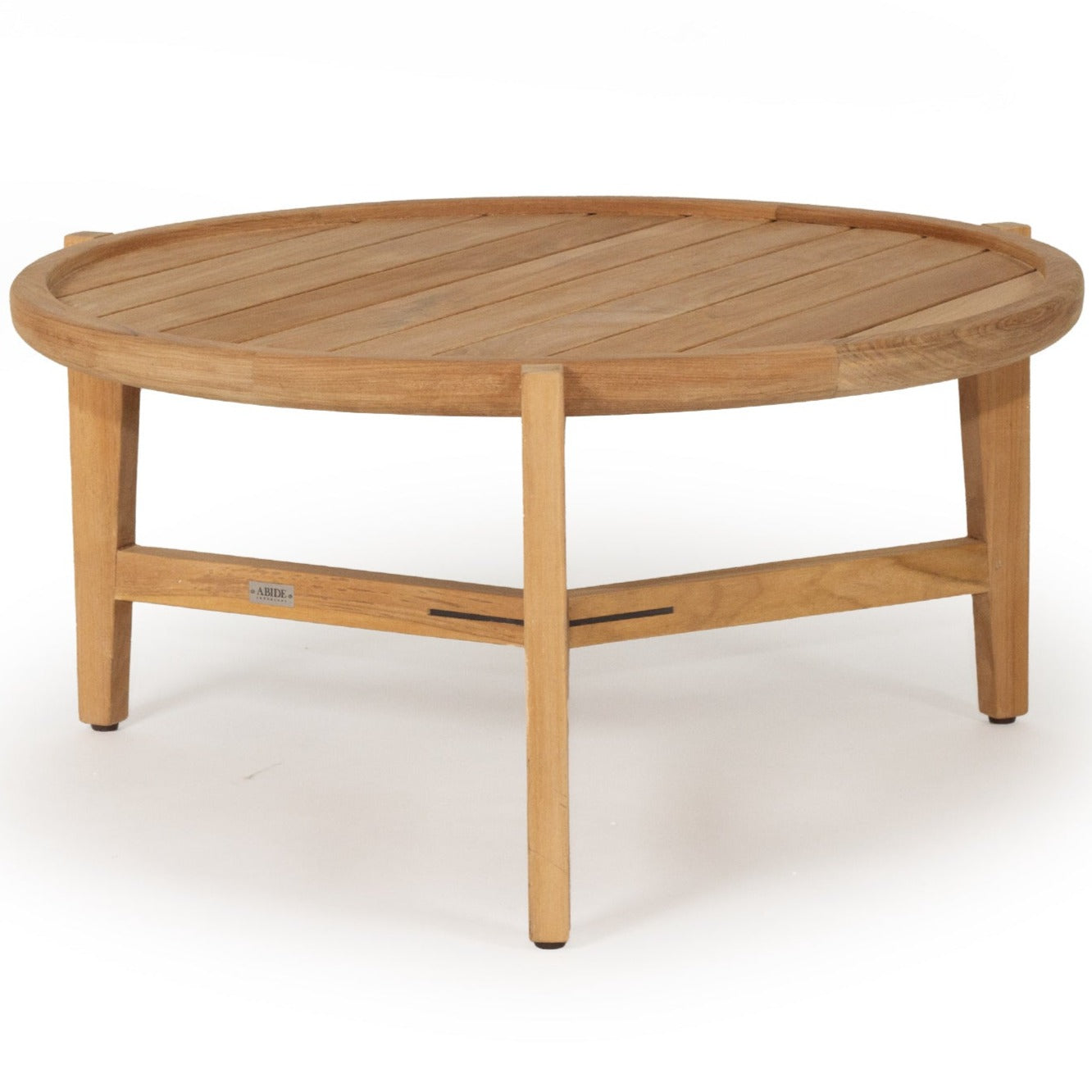 Kingston Outpost Teak Round Coffee Table - Natural - 0.8m