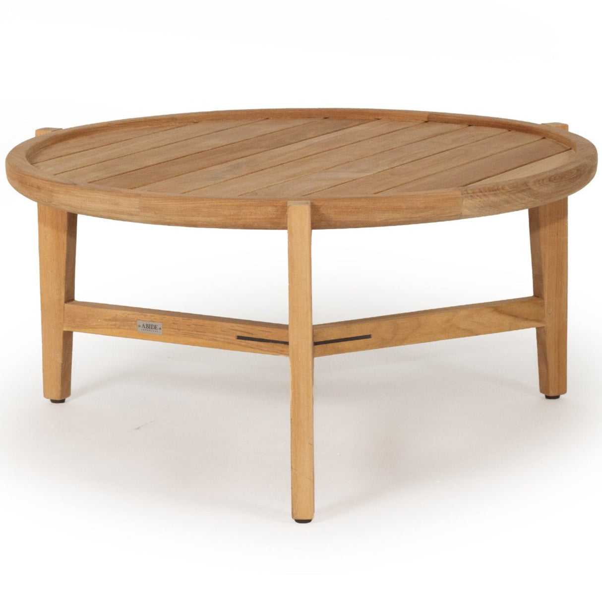 Kingston Outpost Teak Round Coffee Table - Natural - 0.8m