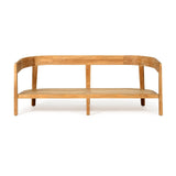 Kingston Teak Outpost Sofa – 2 Seater – Canvas Natural - 1.73m