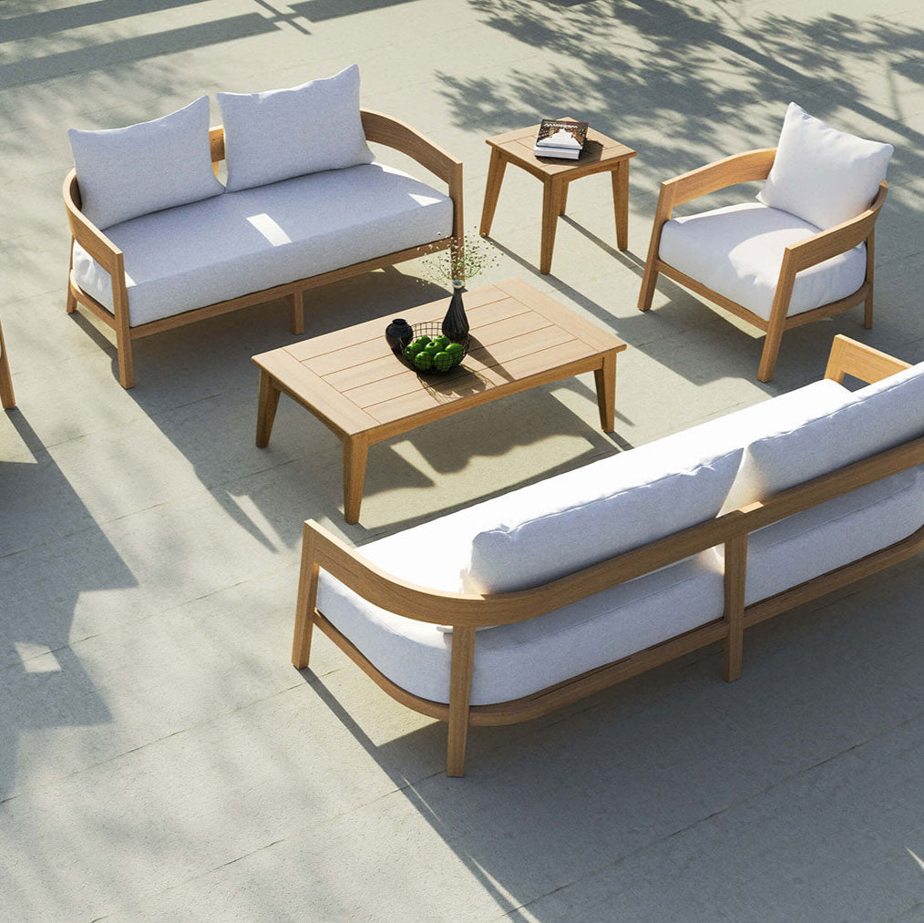 Kingston Teak Outpost Sofa – 3 Seater - 2.4m