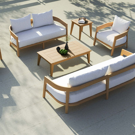 Kingston Teak Outpost Sofa – 3 Seater - 2.4m