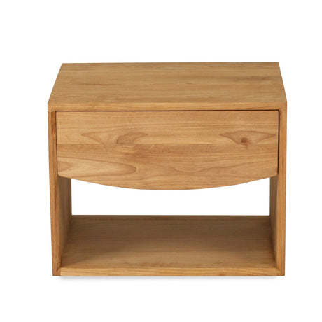 Koa Teak Bedside Table - Low - 0.46mH