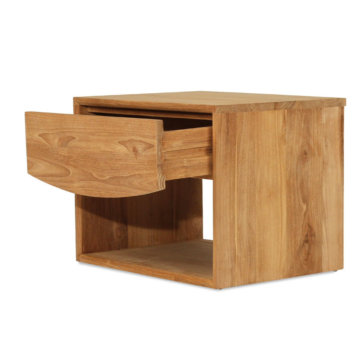 Koa Teak Bedside Table - Low - 0.46mH