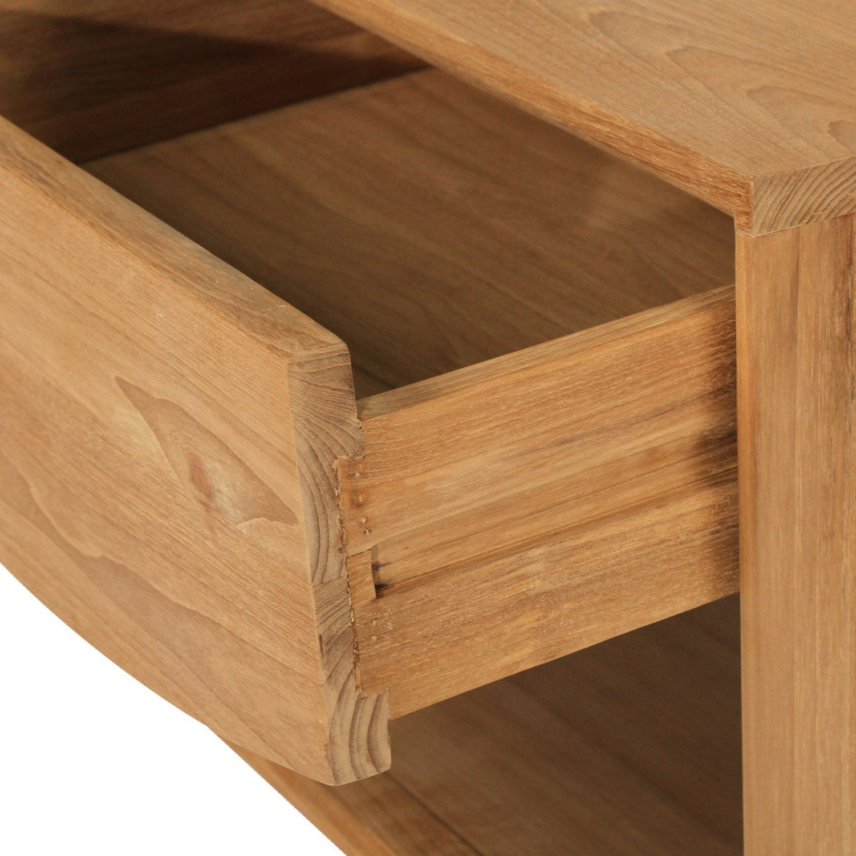 Koa Teak Bedside Table - Low - 0.46mH